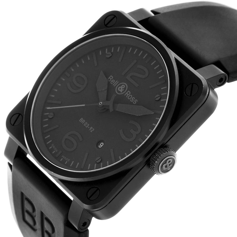 Luxury-inspired Bell & Ross Aviation Black Dial PVD Steel Mens Replica Watches BR0392 — image 5