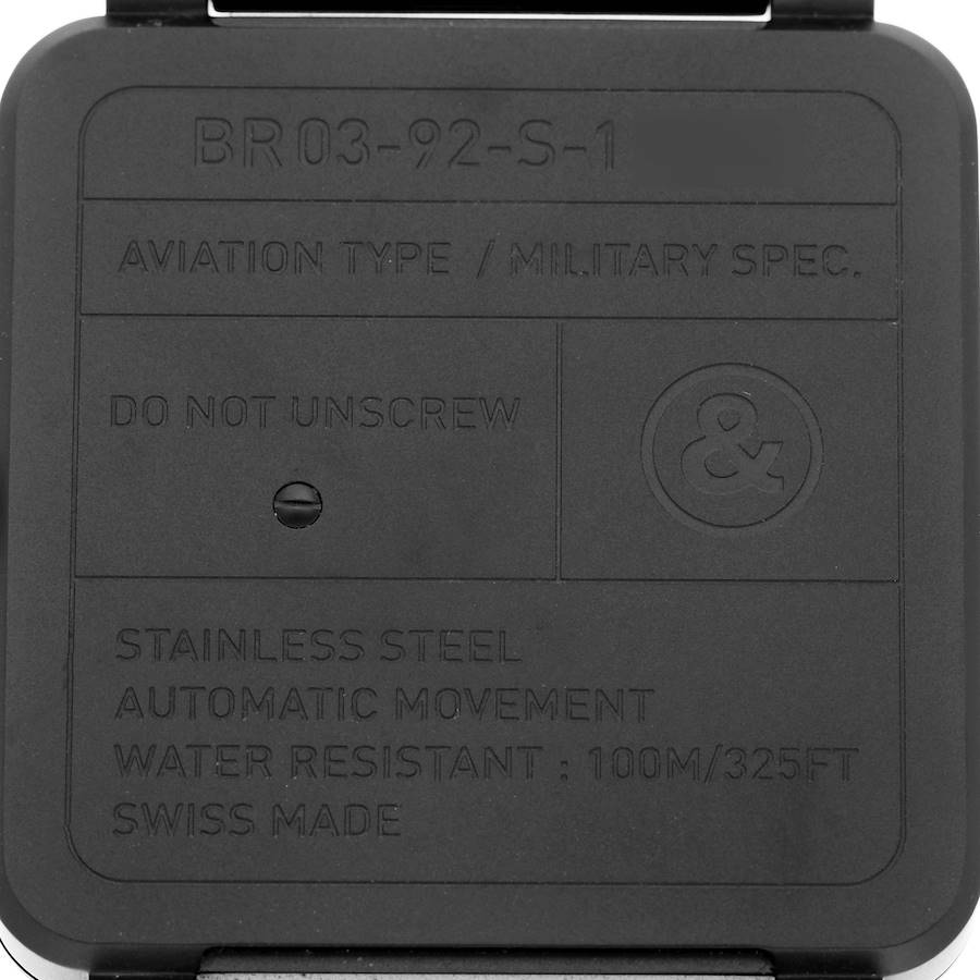 Luxury-inspired Bell & Ross Aviation Black Dial PVD Steel Mens Replica Watches BR0392 — image 6