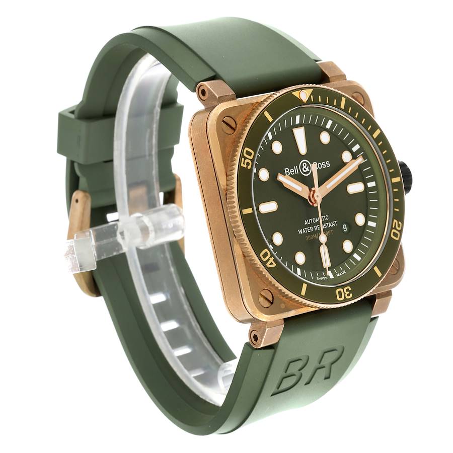 Eternal Bell & Ross Diver Silver Dial Automatic Bronze Mens Replica Watches BR03-92 — image 3