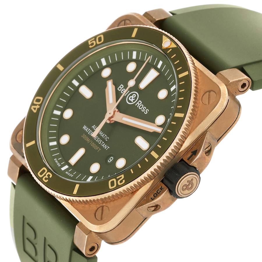 Eternal Bell & Ross Diver Silver Dial Automatic Bronze Mens Replica Watches BR03-92 — image 5