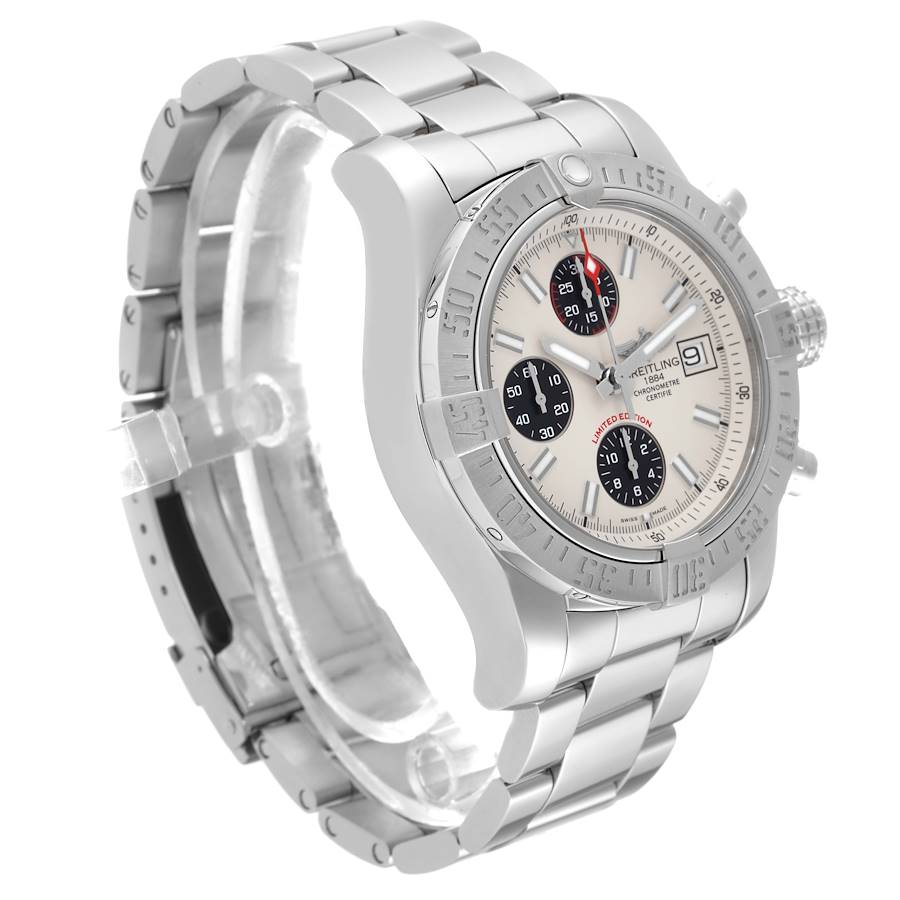 Must-have Breitling Avenger II White Dial Steel Mens Replica Watches A13381 — image 3