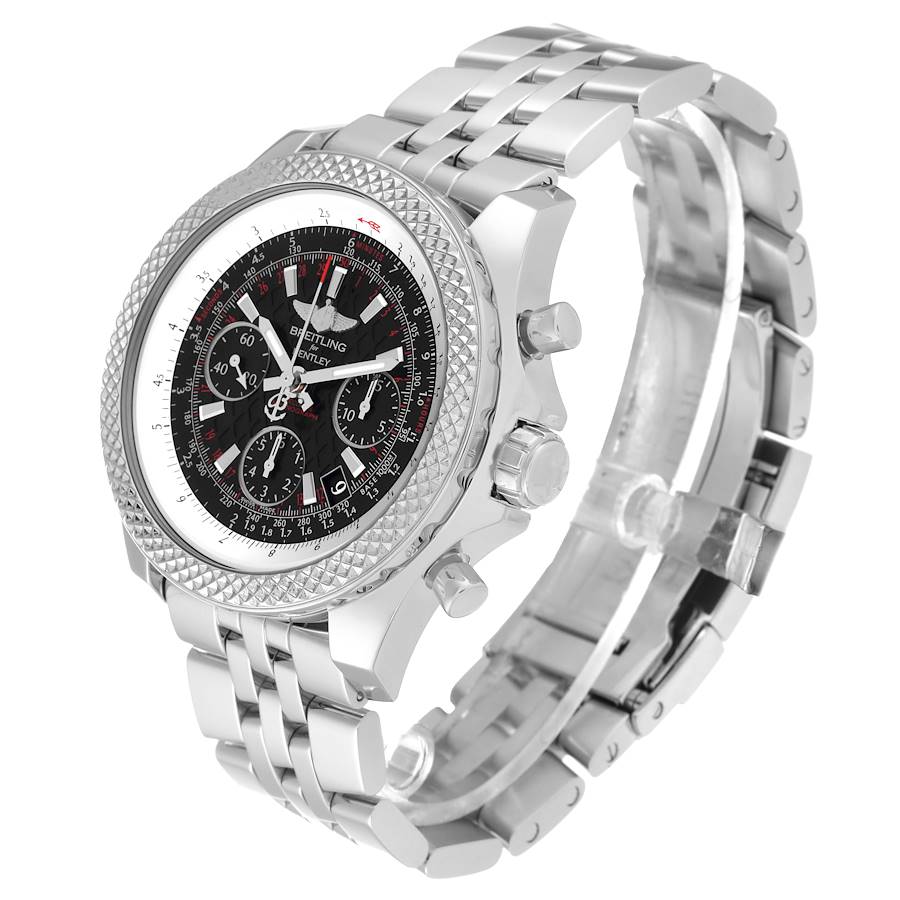 Understated Breitling Bentley B06 Black Dial Chronograph Steel Mens Watch AB0612 — image 4