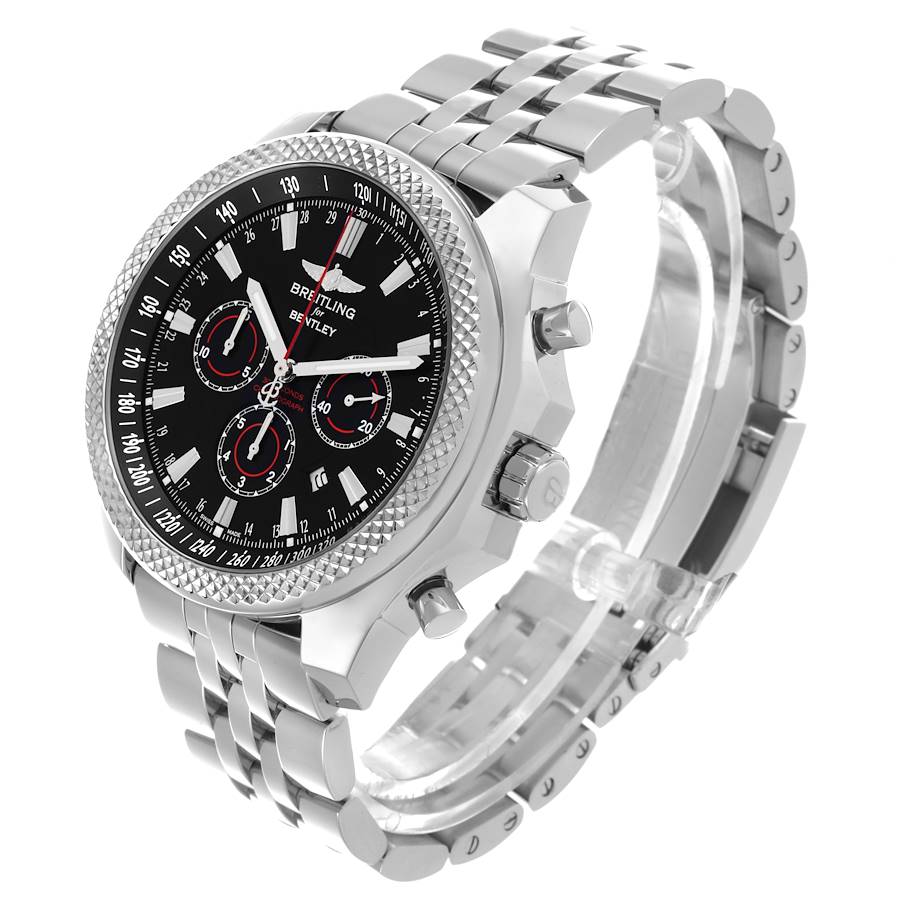Newest Breitling Bentley Barnato 49mm Steel Mens Watch A25368 — image 4