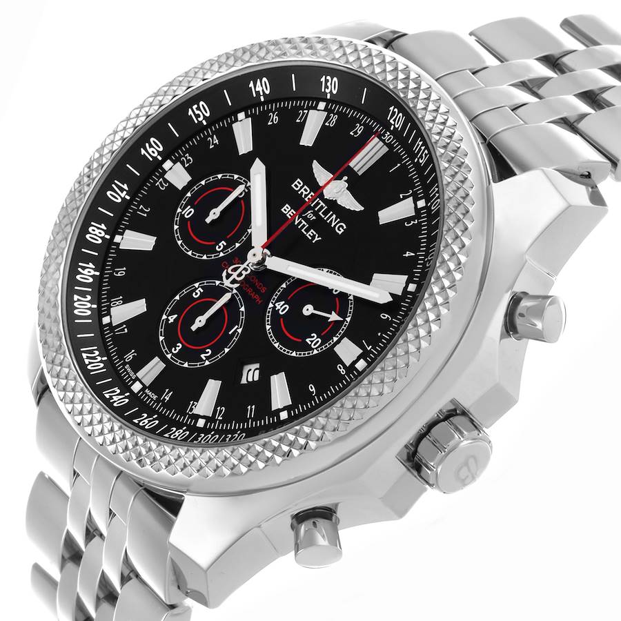 Newest Breitling Bentley Barnato 49mm Steel Mens Watch A25368 — image 5