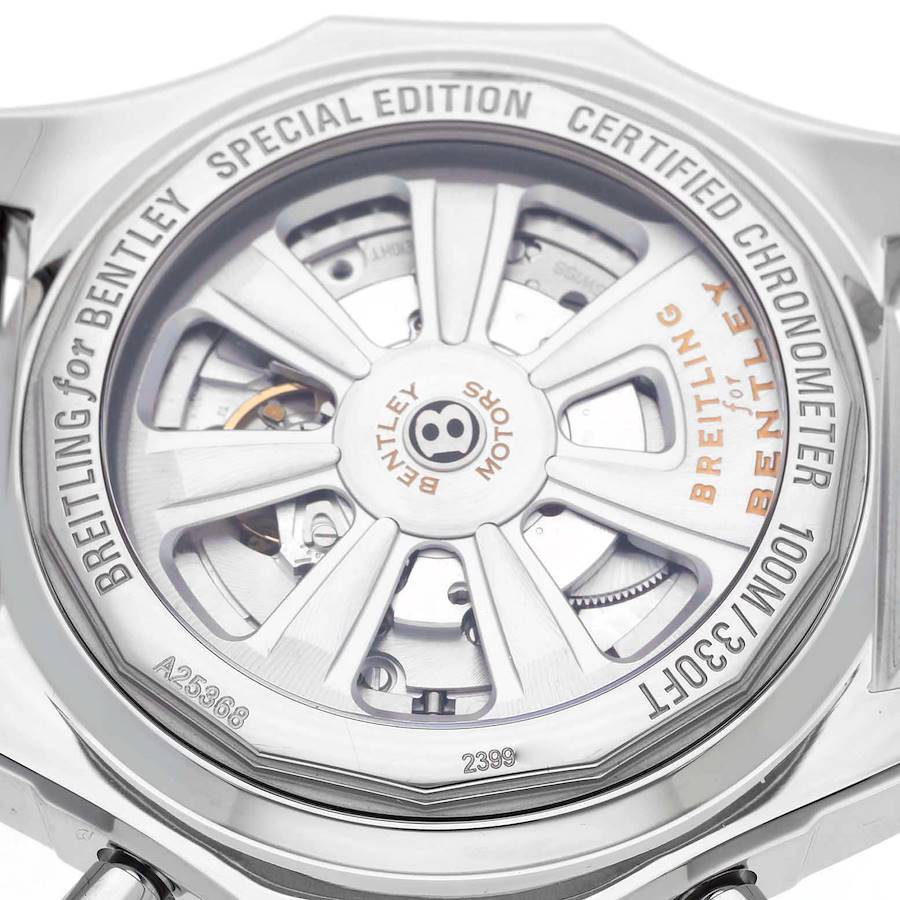 Newest Breitling Bentley Barnato 49mm Steel Mens Watch A25368 — image 6