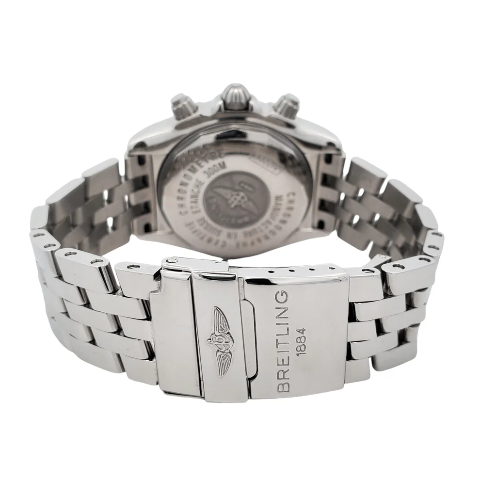 Value-packed Breitling Chronomat Evolution White Dial Chronograph 44mm Stainless Steel Watch — image 5
