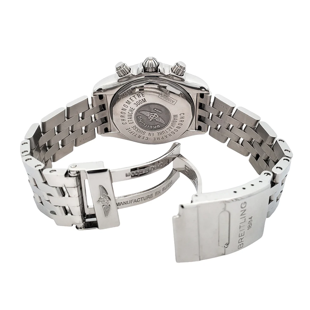 Value-packed Breitling Chronomat Evolution White Dial Chronograph 44mm Stainless Steel Watch — image 6