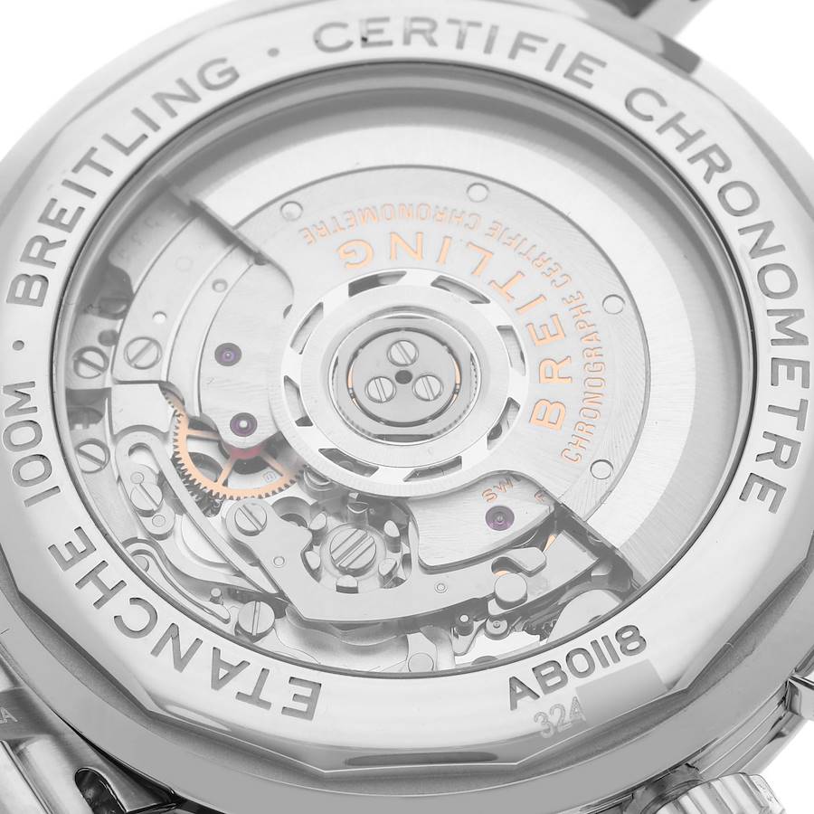 Best Breitling Premier B01 42mm Steel Blue Dial Mens Watch AB0118 — image 6