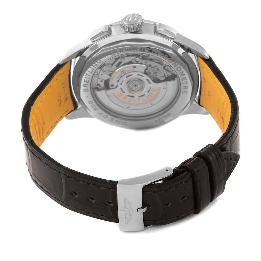 Accurate Breitling Premier B01 Chronograph Grey Dial Steel Mens Replica Watches AB0118 — image 6