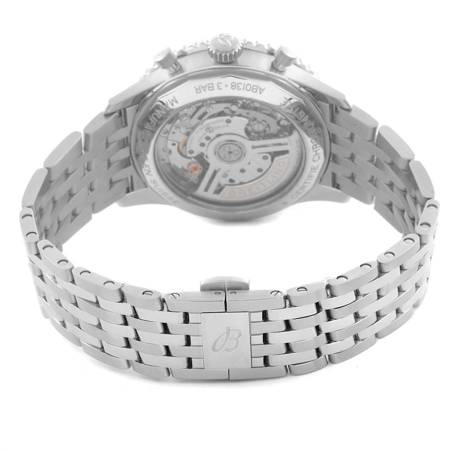 Exceptional Replica Breitling Navitimer B01 Blue Dial Steel Mens Watch AB0138 — image 7