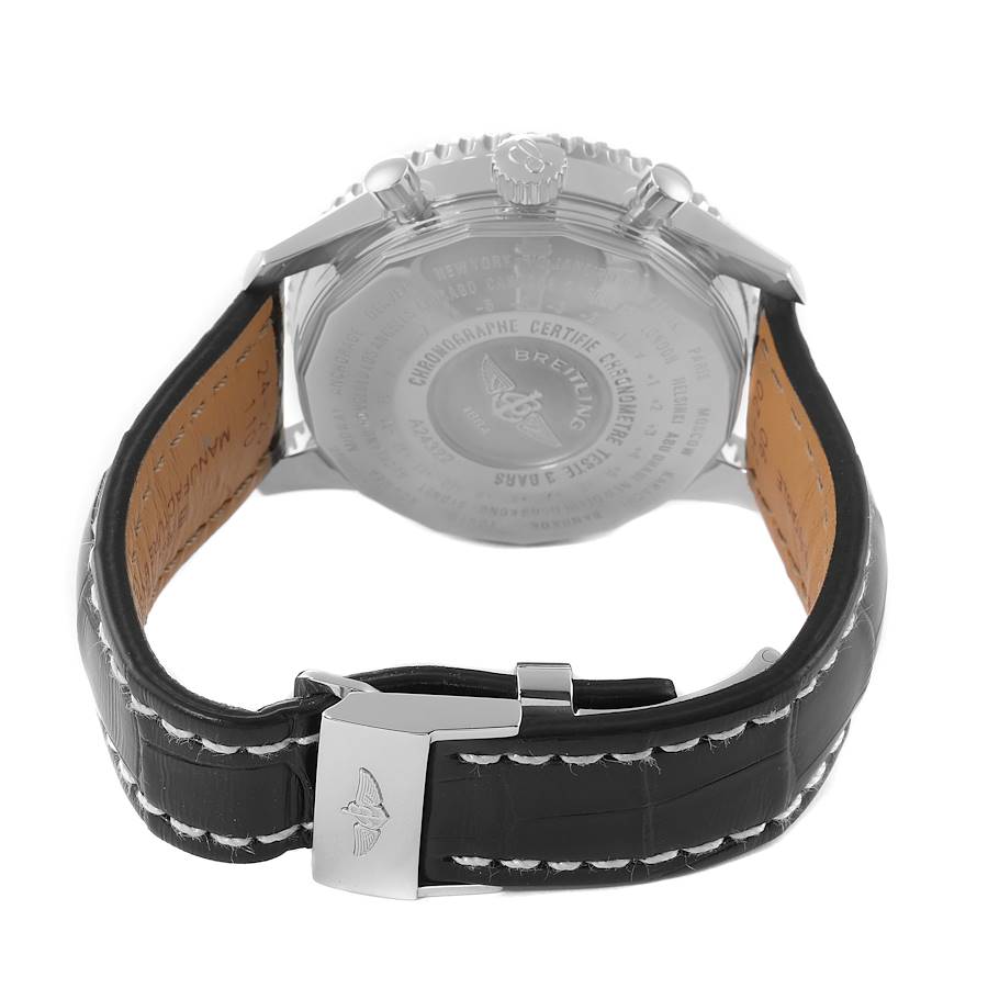 Special Replica Breitling Navitimer World Black Dial Steel Mens Watch A24322 — image 7