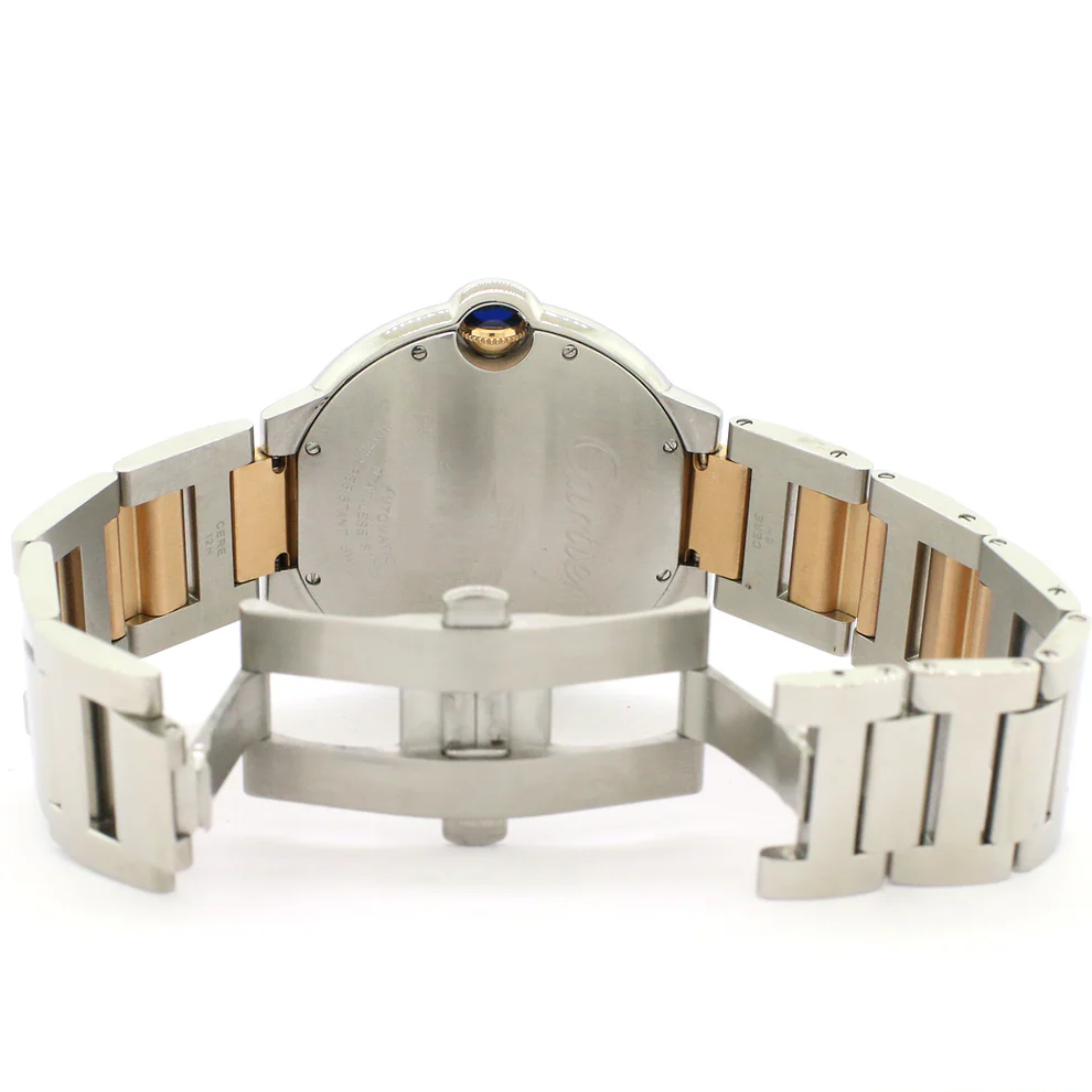 Quality Cartier Ballon Bleu 42mm 2-Tone Rose Gold Steel Watch — image 6