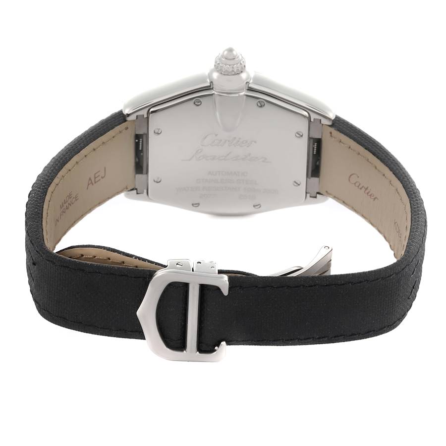 Rare Cartier Roadster Silver Dial Steel Mens Watch W62000V3 — image 7