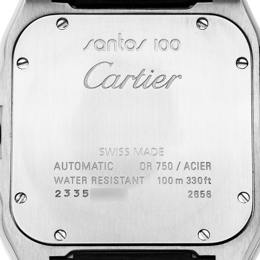 Factory-direct Cartier Santos 100 Steel Yellow Gold 38mm Mens Watch W20072X7 — image 6