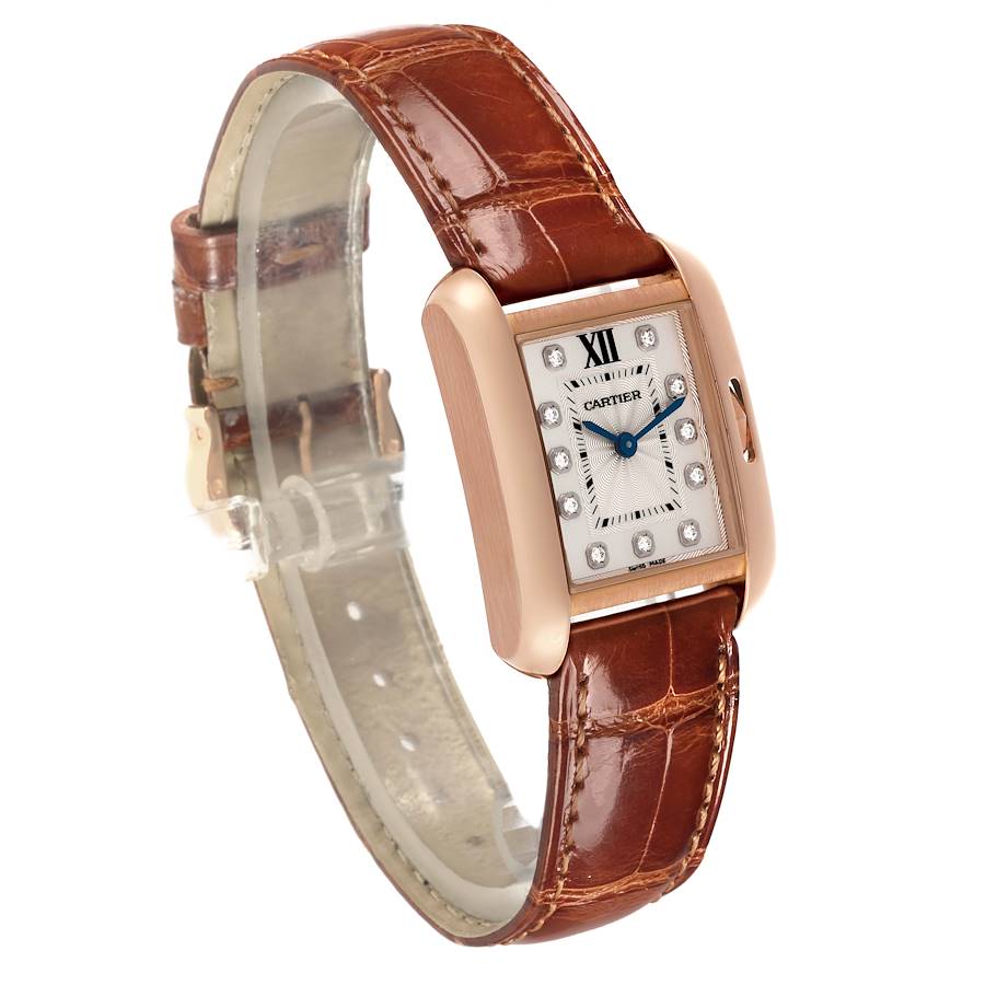 In-demand Cartier Tank Anglaise Small Rose Gold Diamond Ladies Watch WJTA0007 — image 3