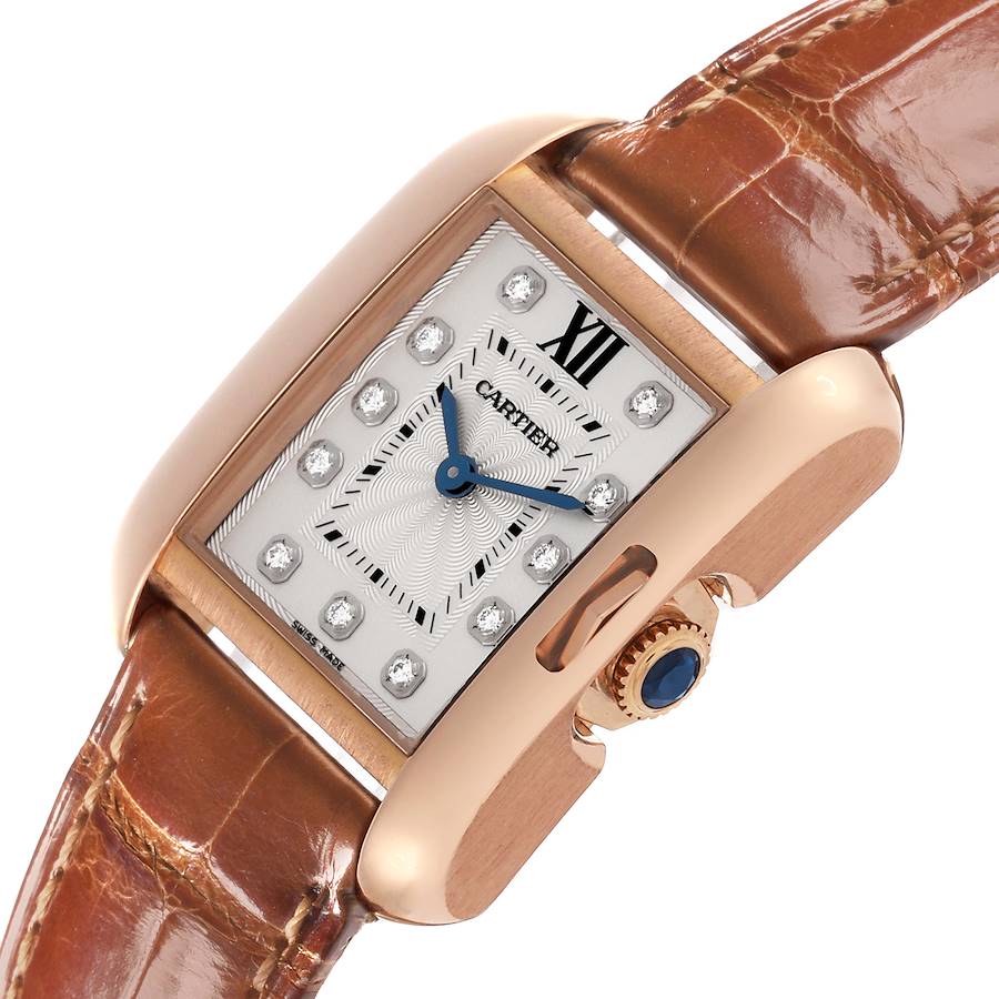 In-demand Cartier Tank Anglaise Small Rose Gold Diamond Ladies Watch WJTA0007 — image 5