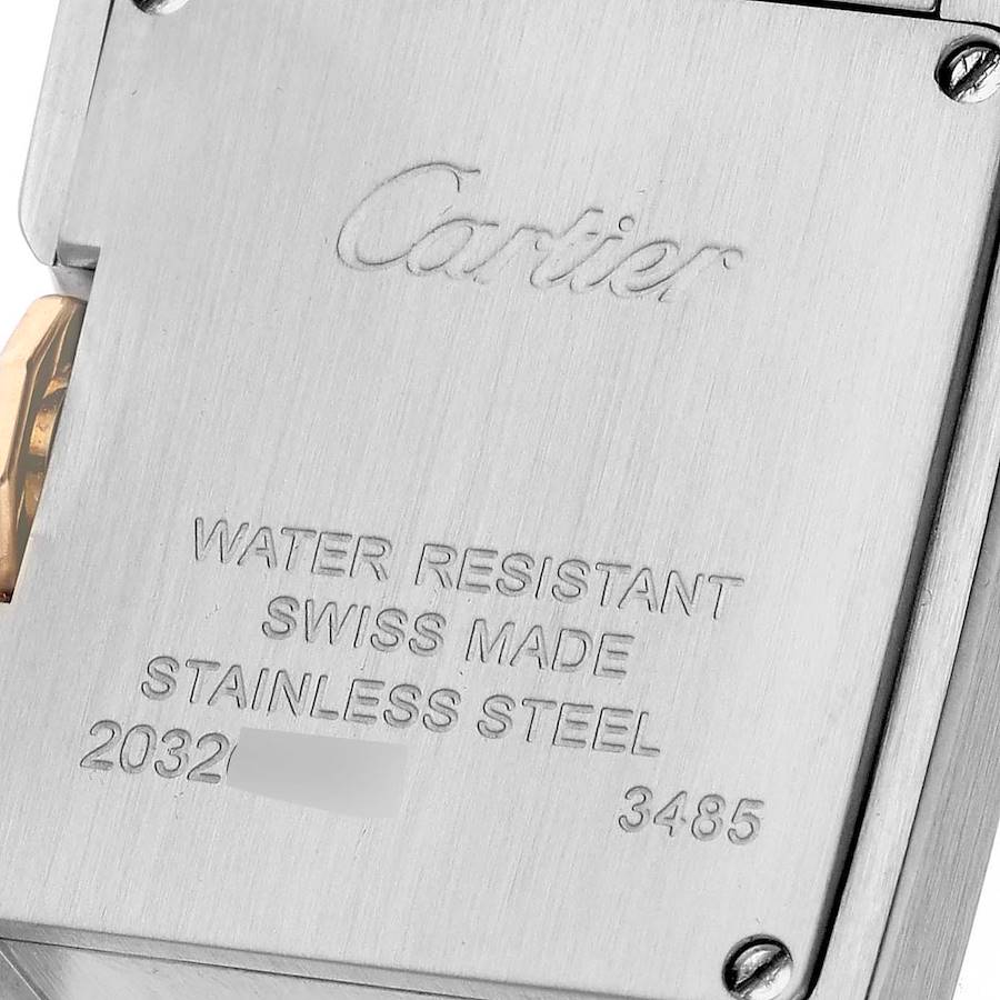 Special Replica Cartier Tank Anglaise Small Steel Rose Gold Ladies Watch W5310036 — image 6