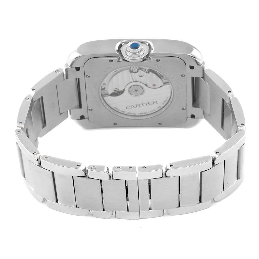 Exceptional Replica Cartier Tank Anglaise XL Steel Automatic Mens Watch W5310008 — image 7