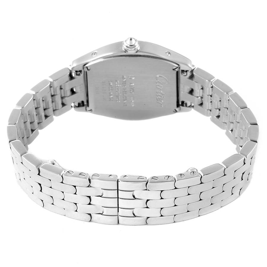 Accurate Replica Cartier Tortue White Gold Diamond Ladies Watch WA501011 — image 7