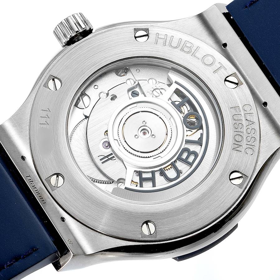 Outstanding Hublot Classic Fusion Titanium 42mm Blue Dial Mens Watch 542.NX.7170.LR — image 6