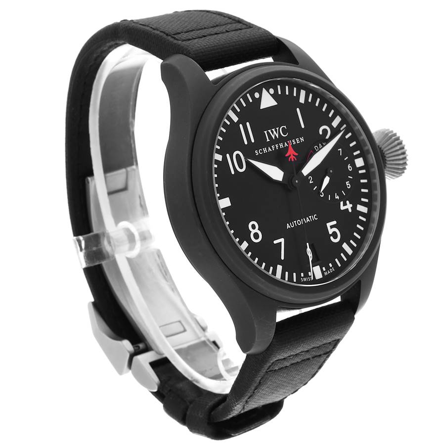 Stylish IWC Big Pilots Top Gun Black PVD Automatic Mens Replica Watch IW501901 — image 3