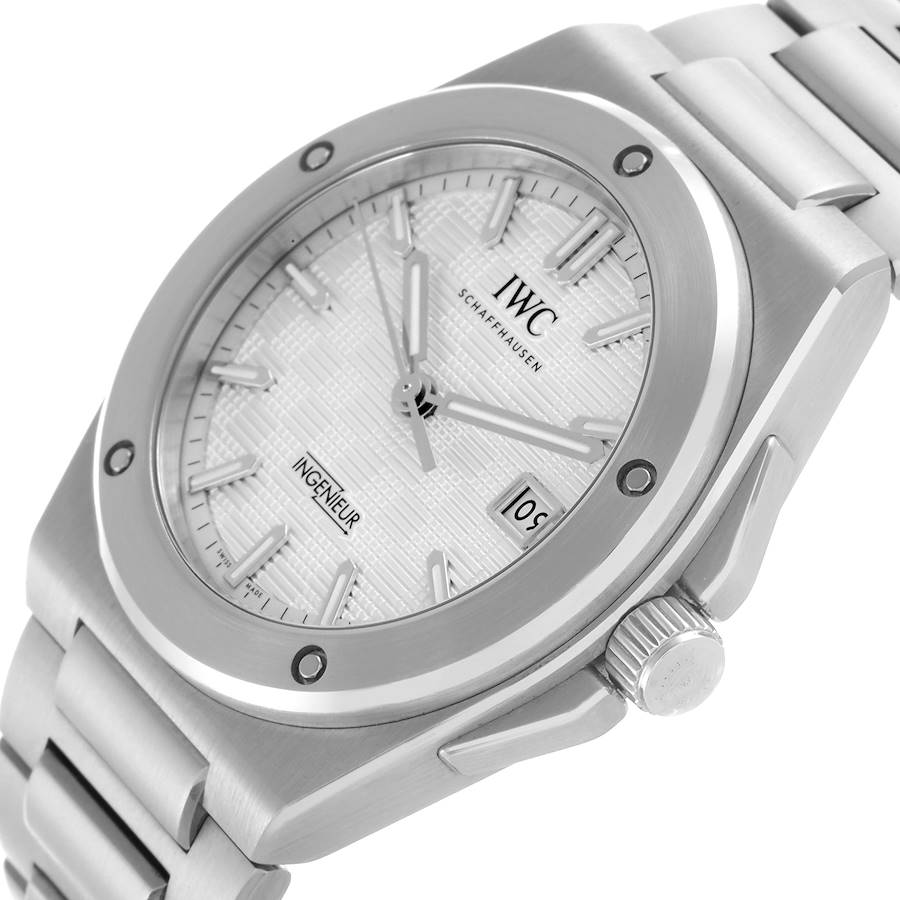 Beguiling IWC Ingenieur 40 Black Dial Steel Mens Replica Watch IW328902 — image 5