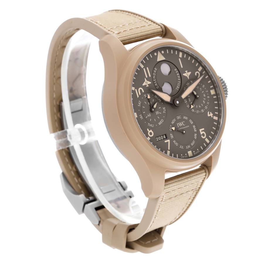 Competitively Priced IWC Pilot Perpetual Calendar Mojave Desert Ceramic Mens Replica Watch IW503004 — image 3