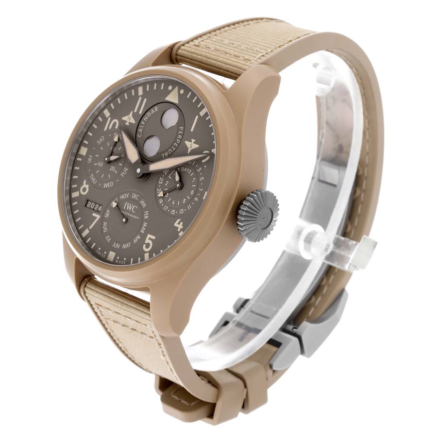 Competitively Priced IWC Pilot Perpetual Calendar Mojave Desert Ceramic Mens Replica Watch IW503004 — image 4