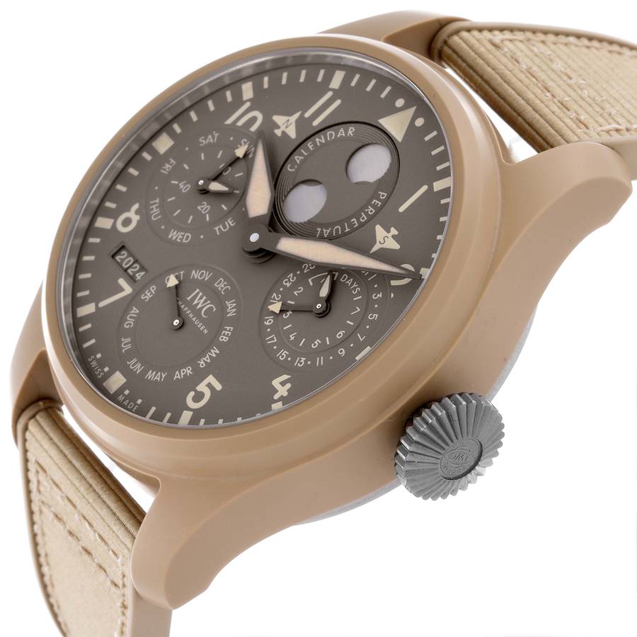 Competitively Priced IWC Pilot Perpetual Calendar Mojave Desert Ceramic Mens Replica Watch IW503004 — image 5