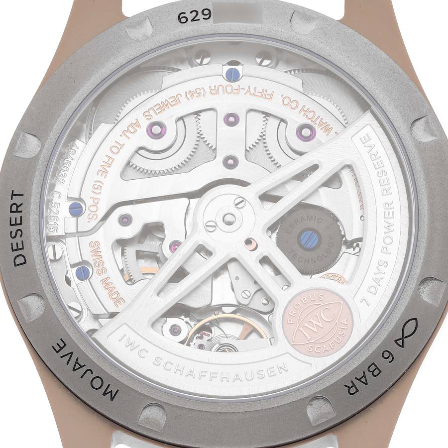 Competitively Priced IWC Pilot Perpetual Calendar Mojave Desert Ceramic Mens Replica Watch IW503004 — image 6