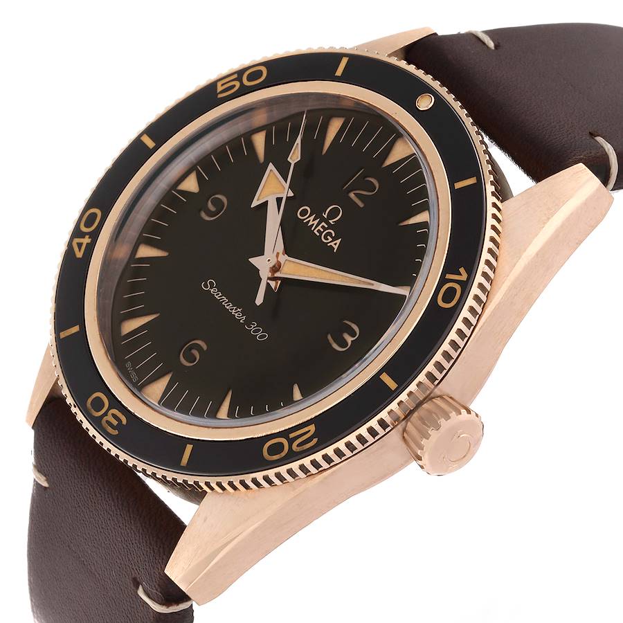 Valuable Omega Seamaster 300 Co-Axial Bronze Gold Mens Watch 234.92.41.21.10.001 — image 5