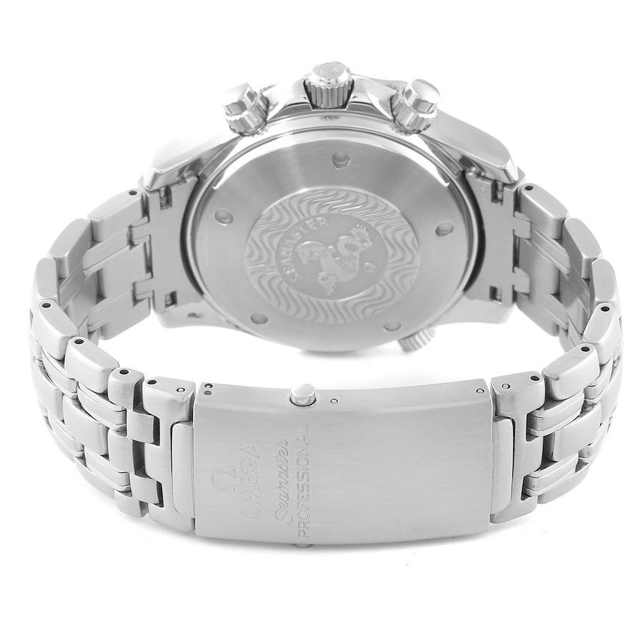 Exceptional Omega Seamaster Blue Dial Chronograph Steel Mens Watch 2599.80.00 — image 7