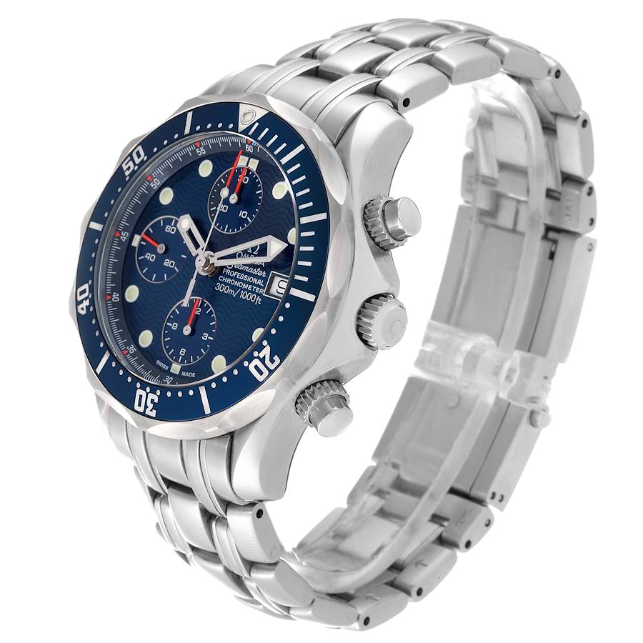 Prestige Omega Seamaster Blue Dial Chronograph Steel Mens Watch 2599.80.00 — image 4