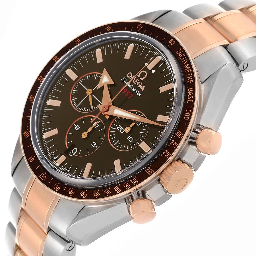 Value-packed Omega Speedmaster Broad Arrow Steel Rose Gold Mens Watch 321.90.42.50.13.001 — image 5