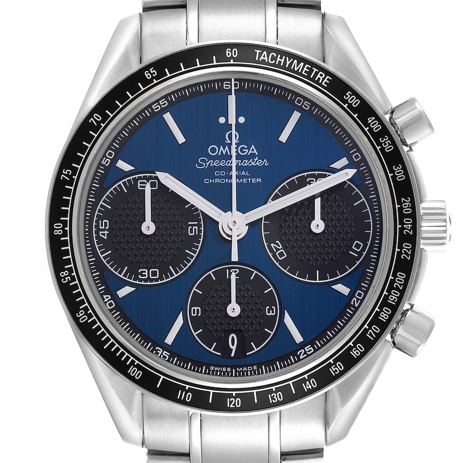 Omega Speedmaster Racing Blue Dial Steel Mens Watch 326.30.40.50.03.001