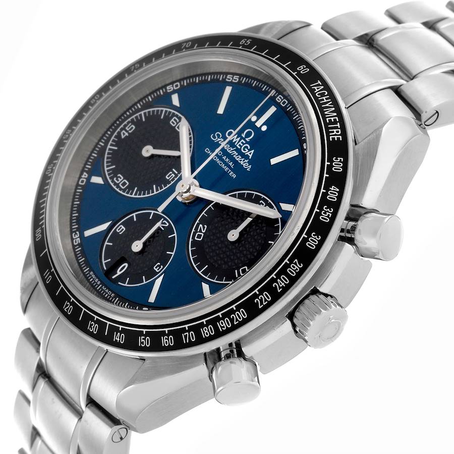 Collector-grade Omega Speedmaster Racing Blue Dial Steel Mens Watch 326.30.40.50.03.001 — image 5