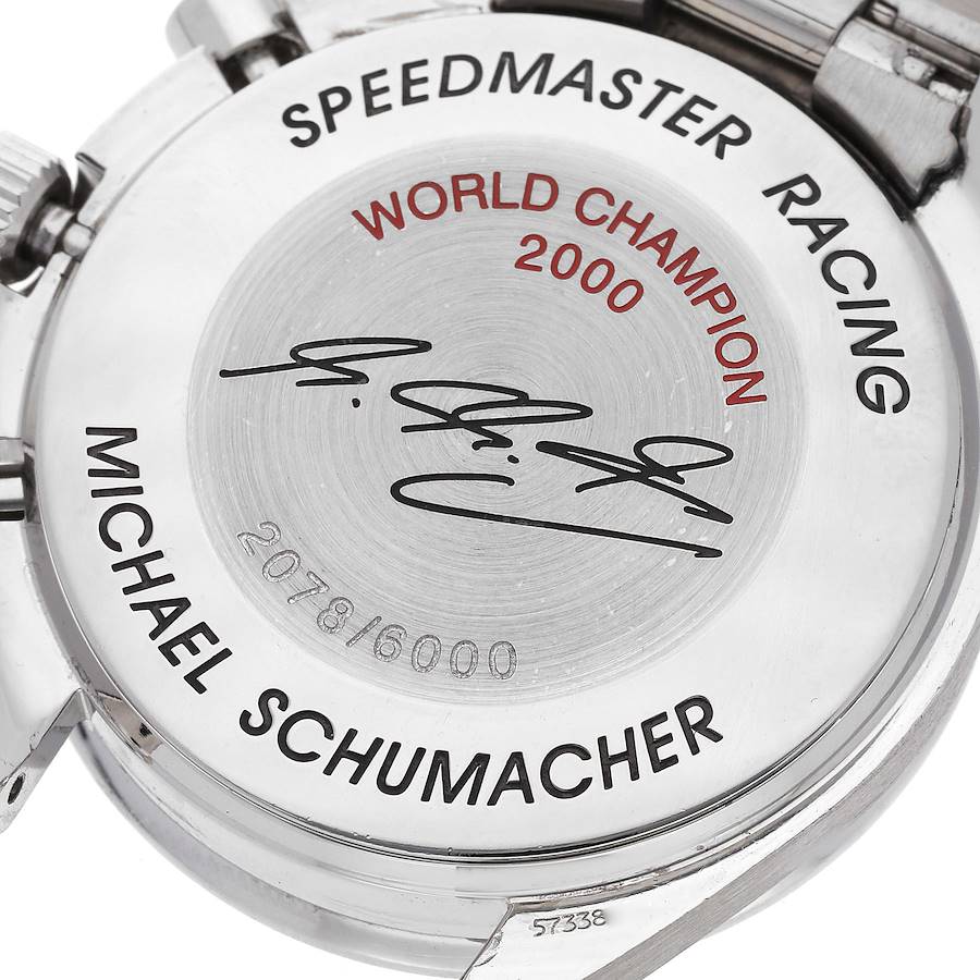Excellent Omega Speedmaster Schumacher Racing LE Steel Mens Watch 3518.50.00 — image 6