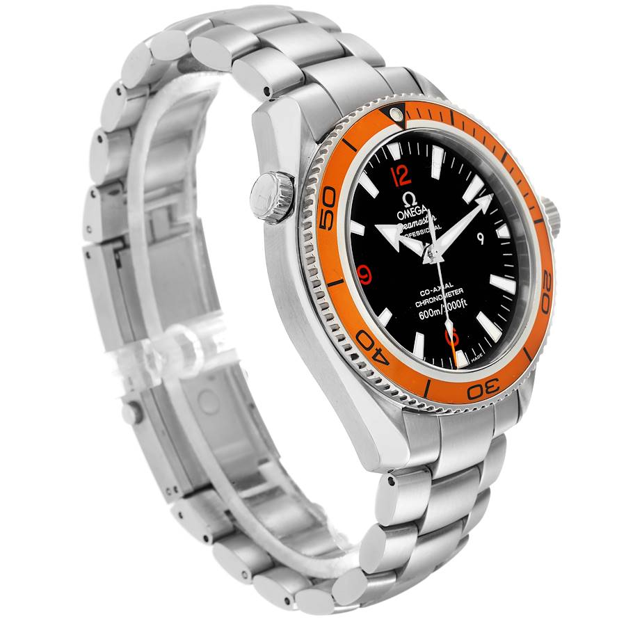 Beguiling Replica Omega Seamaster Planet Ocean Orange Bezel Steel Mens Watch 2209.50.00 — image 3