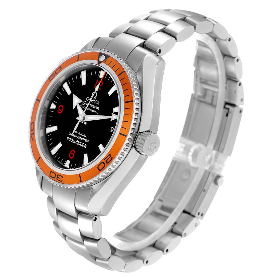 Beguiling Replica Omega Seamaster Planet Ocean Orange Bezel Steel Mens Watch 2209.50.00 — image 4