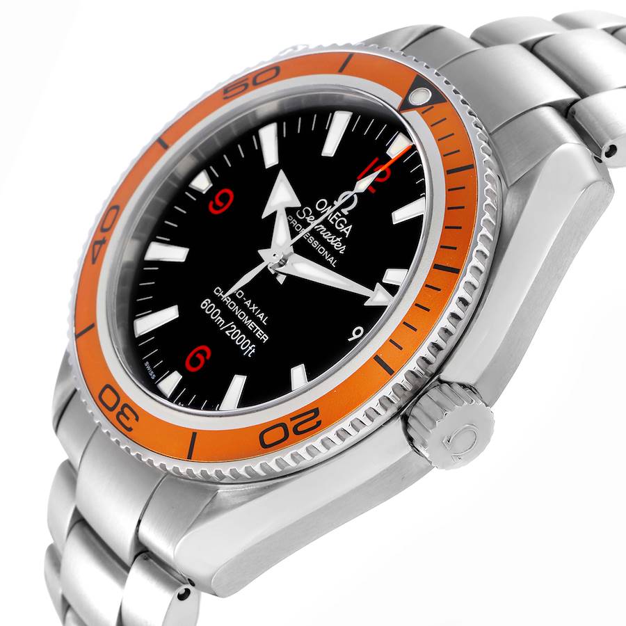 Beguiling Replica Omega Seamaster Planet Ocean Orange Bezel Steel Mens Watch 2209.50.00 — image 5