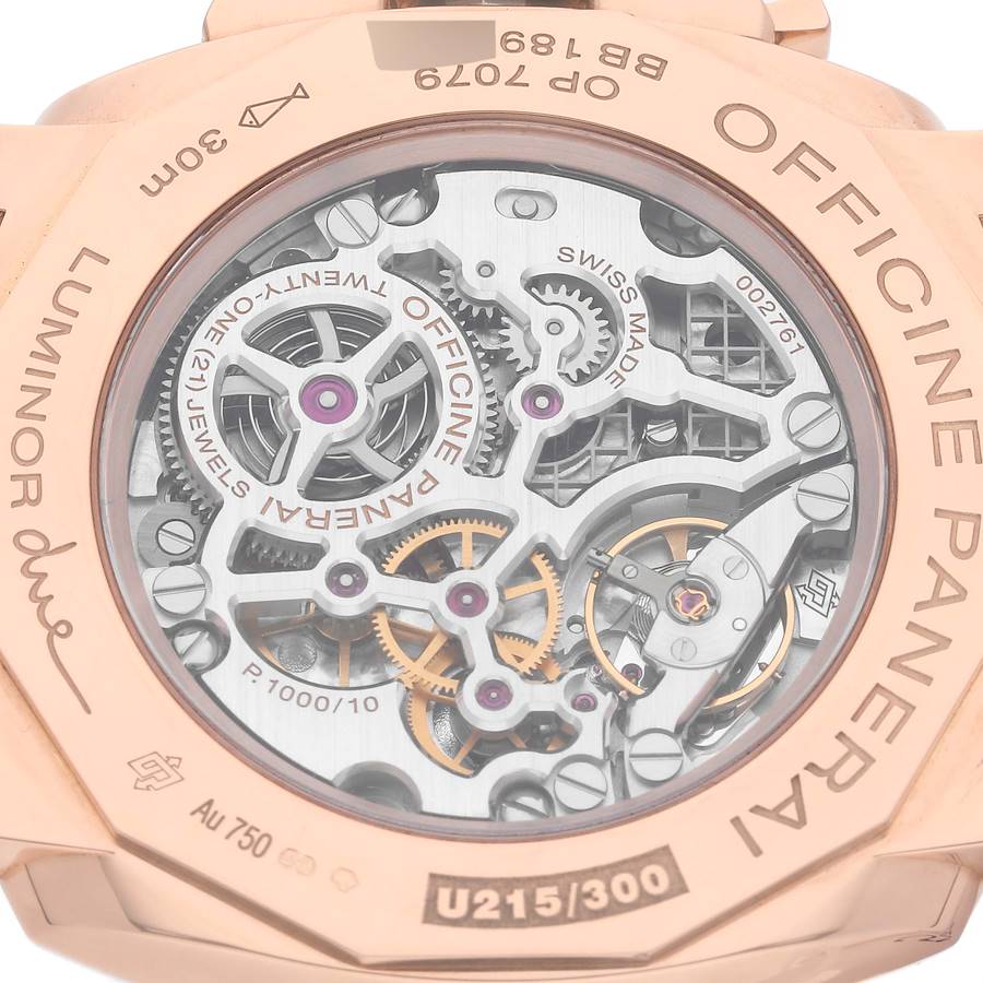 Limited-edition Panerai Luminor Due Rose Gold Ivory Dial Mens Watch PAM00741 — image 6