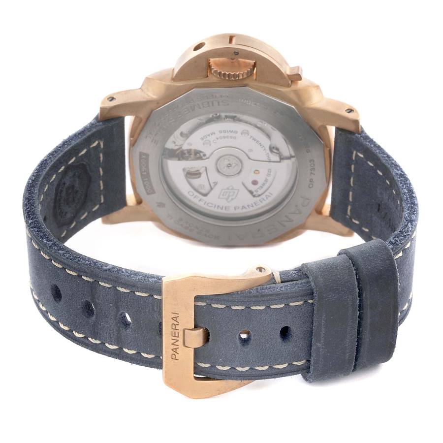 Alluring Replica Panerai Luminor Submersible Blu Abisso Bronze Mens Watch PAM01074 — image 6