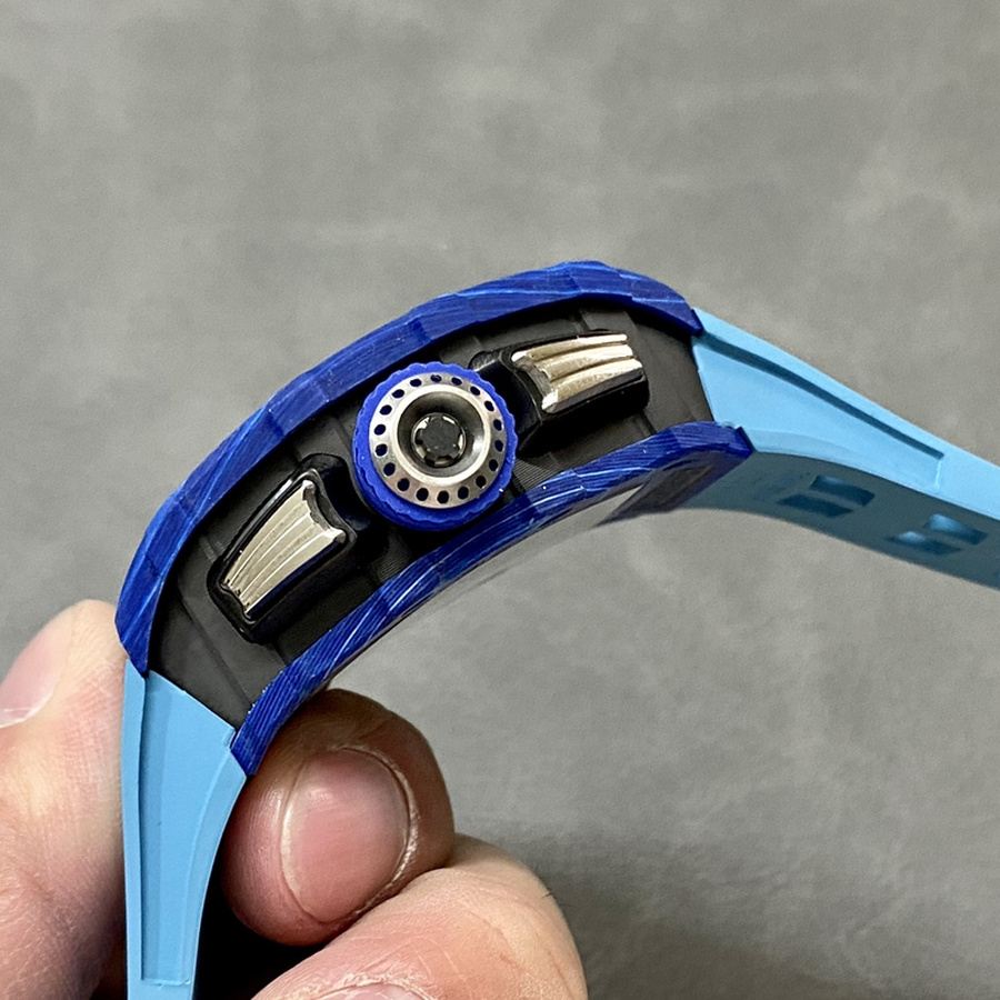 Best-selling Replica Richard Mille RM 11-03 Jean Todt 50th Anniversary Chronograph Blue Carbon Fiber KVF 49.94 X 44.5mm — image 6