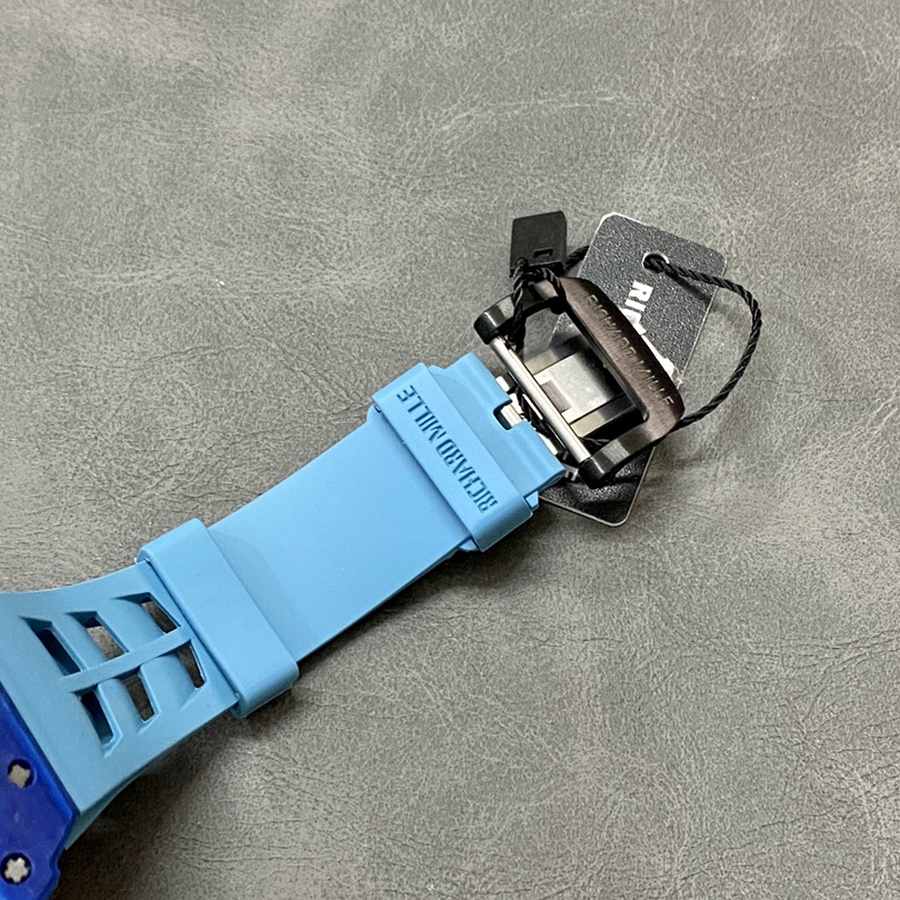 Best-selling Replica Richard Mille RM 11-03 Jean Todt 50th Anniversary Chronograph Blue Carbon Fiber KVF 49.94 X 44.5mm — image 9