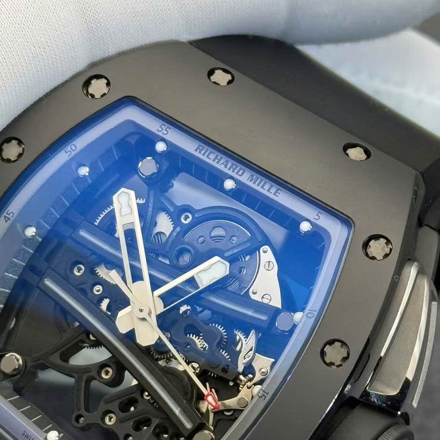 Charming Fake Richard Mille RM 61-01 Yohan Blake All Grey Limited Edition Black Ceramic 42.7mm X 50.23mm — image 4