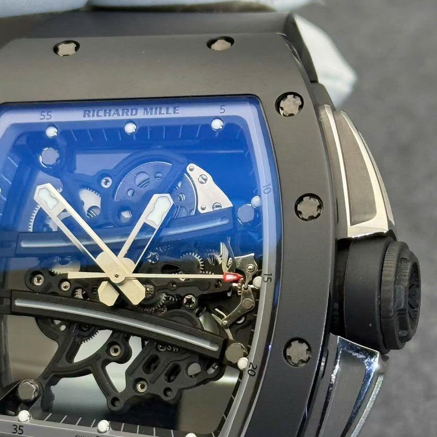 Charming Fake Richard Mille RM 61-01 Yohan Blake All Grey Limited Edition Black Ceramic 42.7mm X 50.23mm — image 5