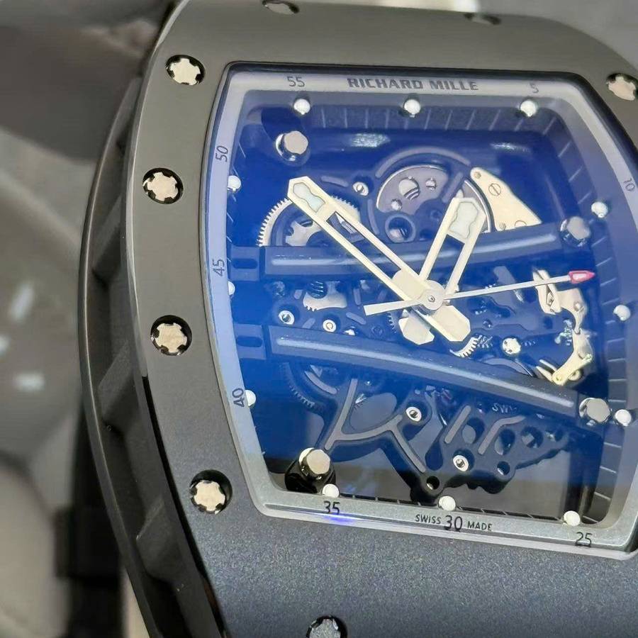 Charming Fake Richard Mille RM 61-01 Yohan Blake All Grey Limited Edition Black Ceramic 42.7mm X 50.23mm — image 6