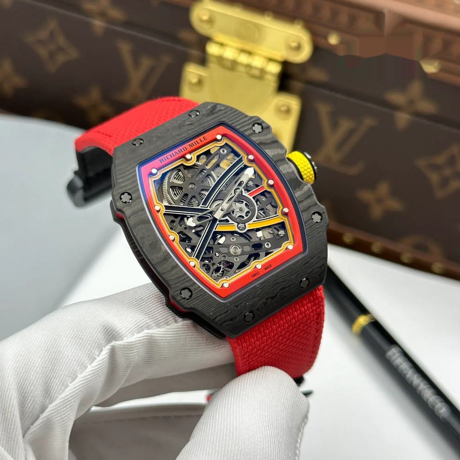 Cheap Fake Richard Mille RM 67-02 Alexander Zverev Carbon NTPT Extra Flat 38.7 X 47.52mm — image 3