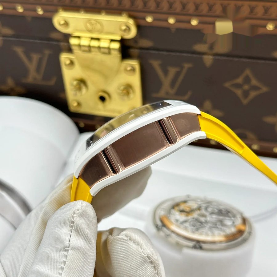 Elegant Replica Richard Mille RM 88 Automatic Tourbillon Smiley White Ceramic 48.15 X 39.74mm — image 8