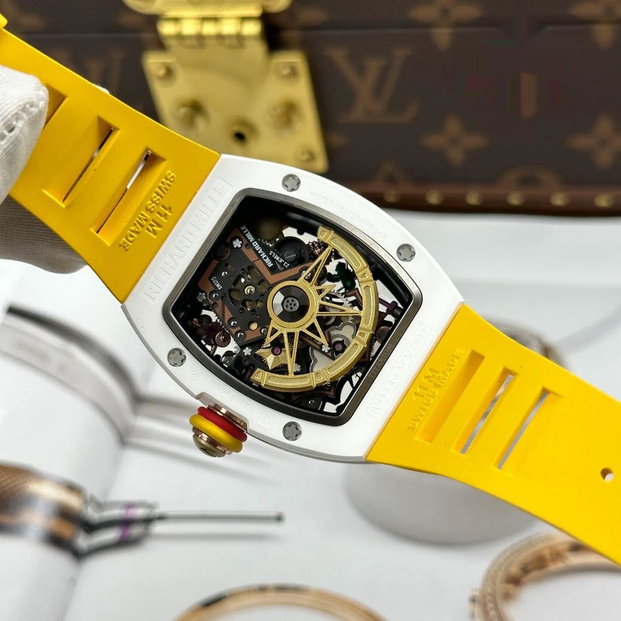 Elegant Replica Richard Mille RM 88 Automatic Tourbillon Smiley White Ceramic 48.15 X 39.74mm — image 11